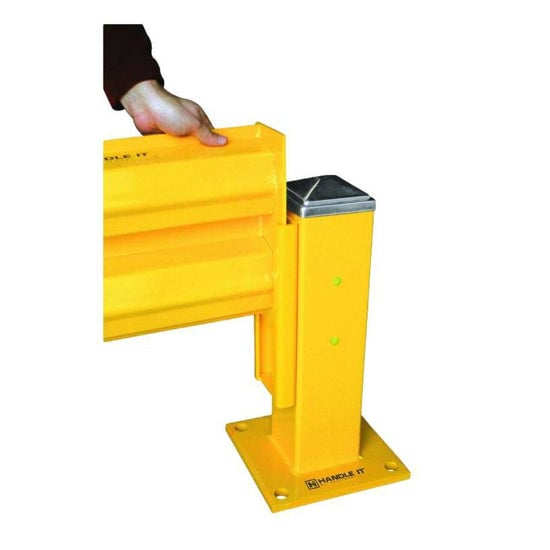 Lift Out Adapter for Guard Rail Post