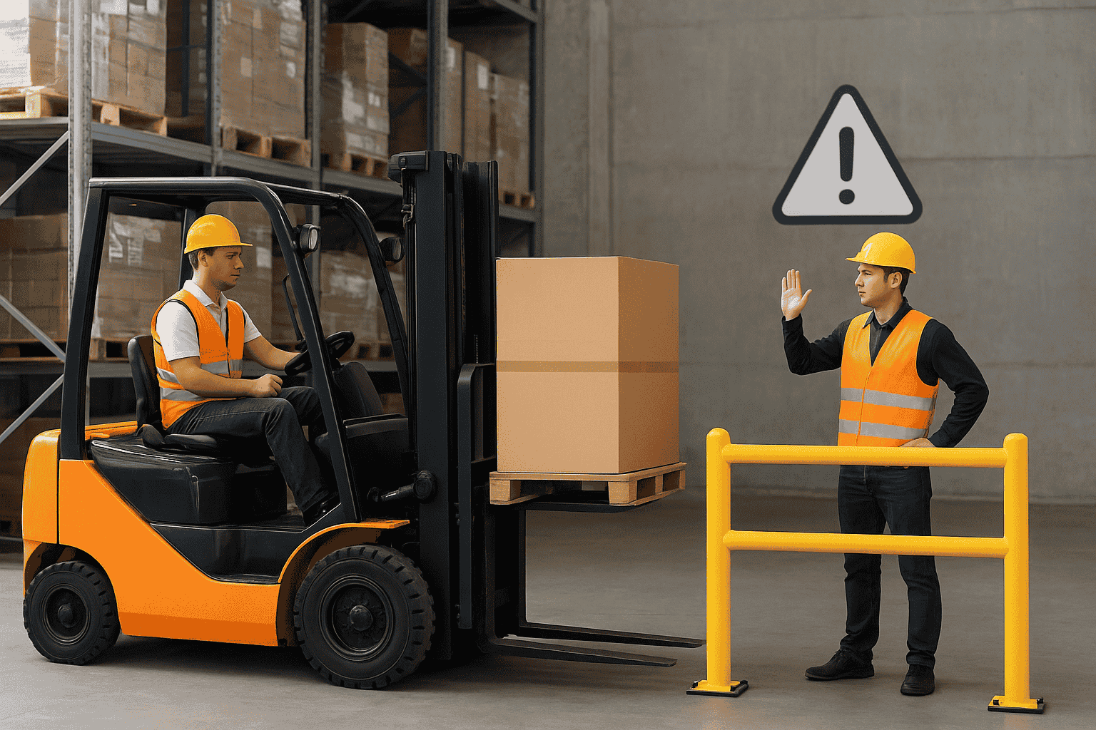 Forklift Guardrails For Warehouses In USA