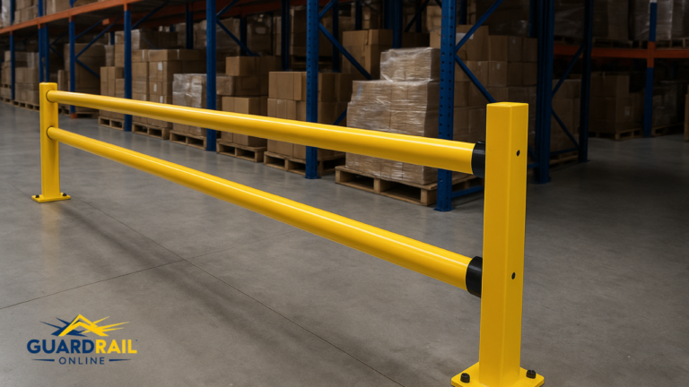 Heavy Duty Warehouse Guard Rail Add-On Kit
