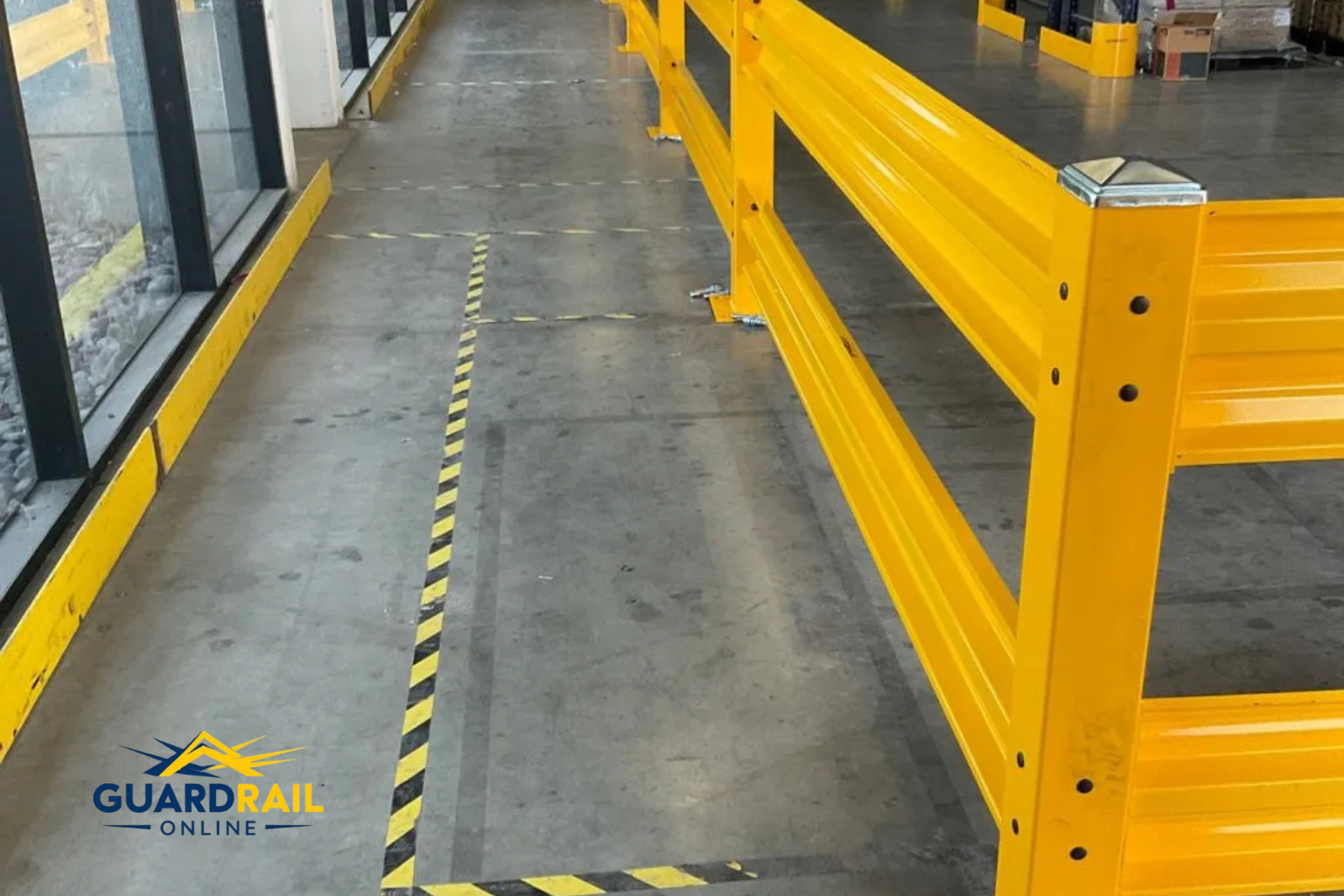 Heavy Duty Warehouse Guard Rail Beam