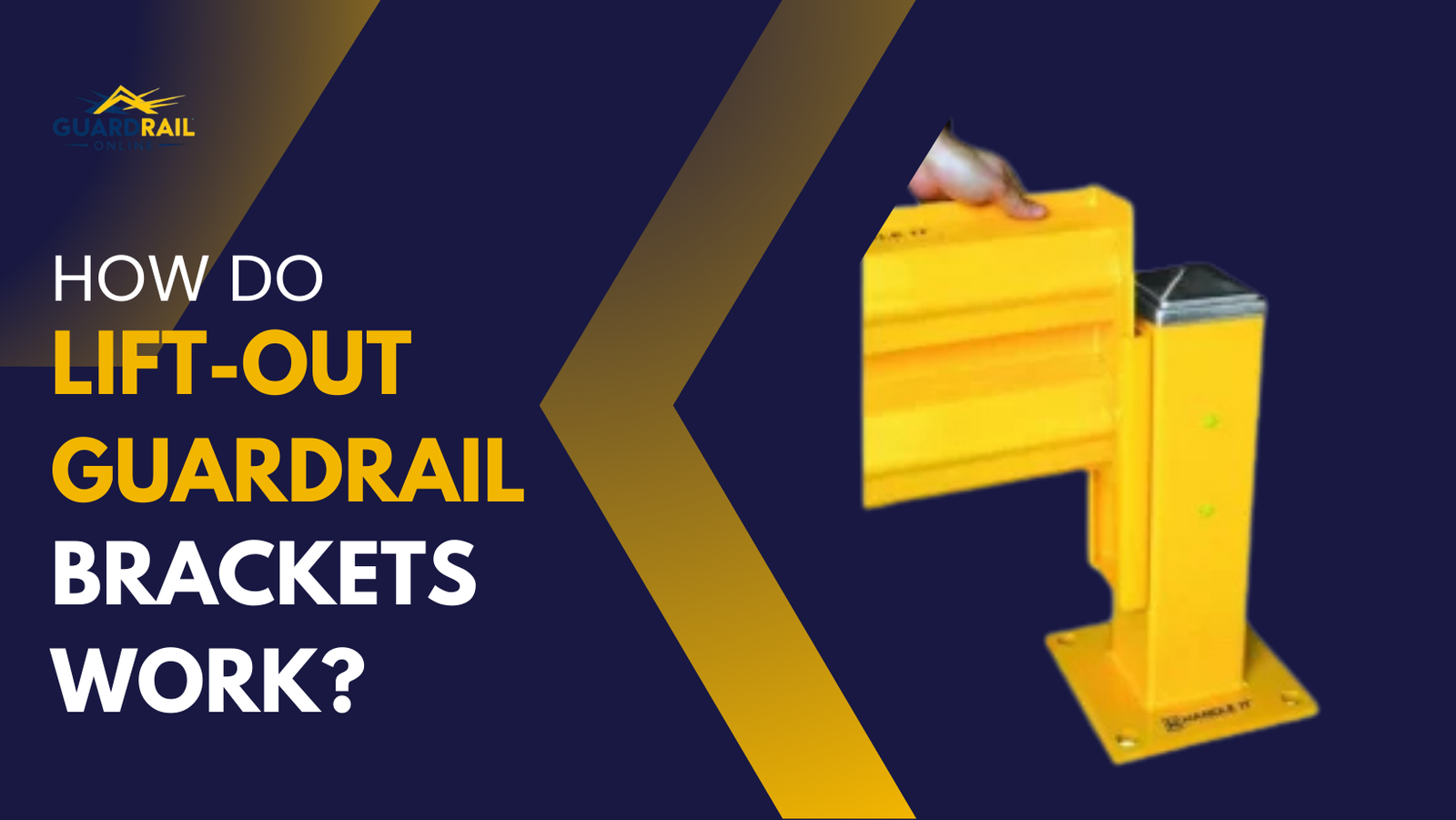 Lift-Out Guardrail Brackets