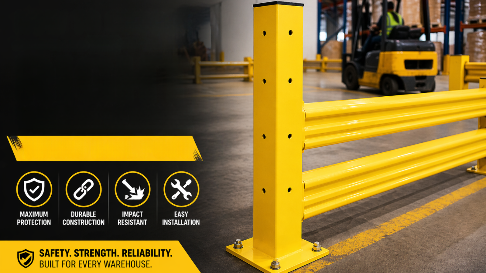 Warehouse Guard Rail Posts: How to Choose the Right One