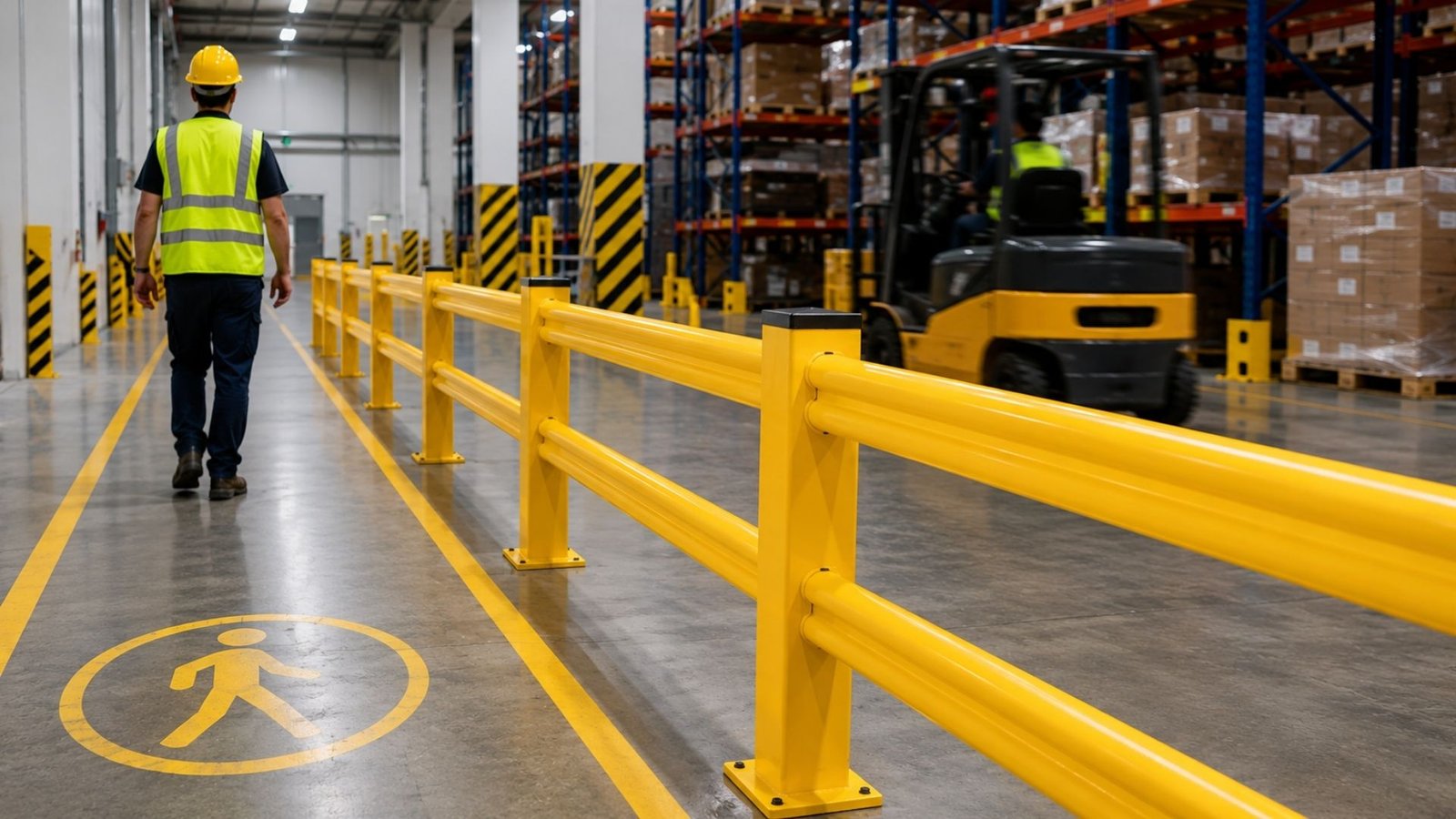 Warehouse Pedestrian Barriers: More Than Just Physical Separation