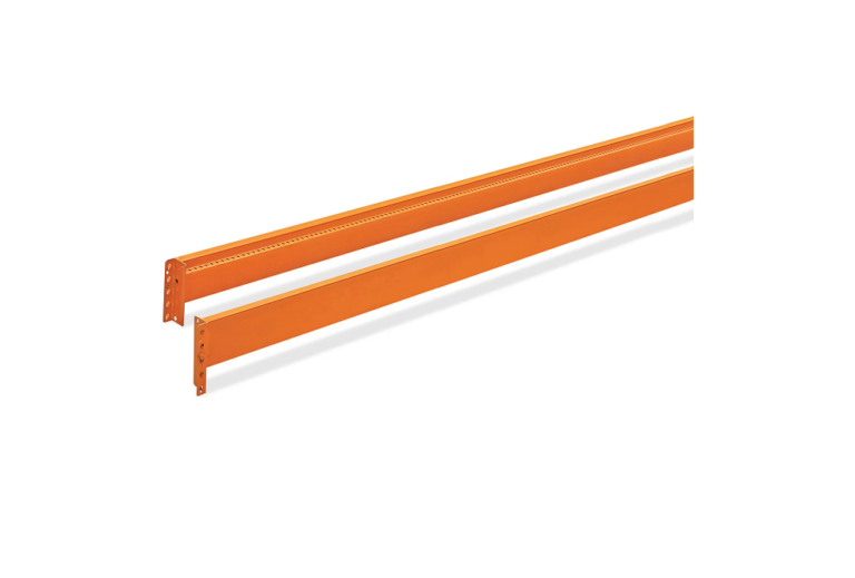 Teardrop pallet rack beam